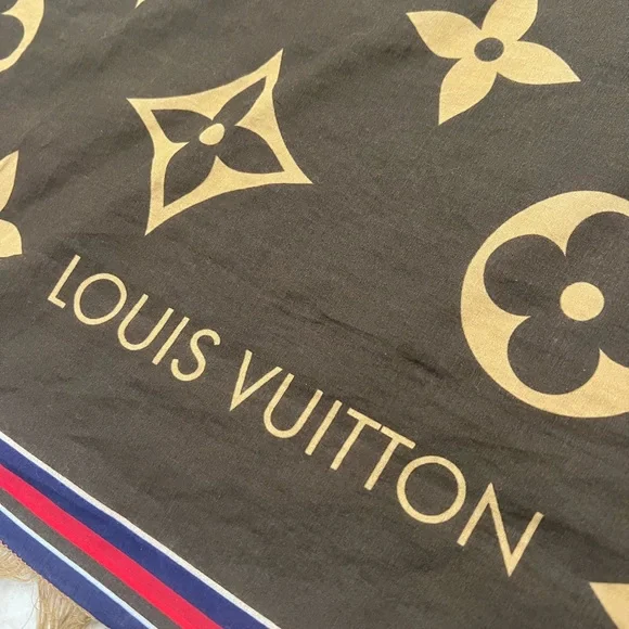 Authentic Louis Vuitton Monogram Bliss Stole. In great condition. Used once - Picture 4 of 6